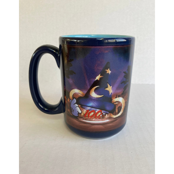 DISNEY 100 Years Mickey Mouse Sorcerer Hat Mug 3D Commemorative - Picture 4 of 11